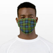 Scottish Clan MacRae Hunting Tartan Plaid Adult Cloth Face Mask (Worn)