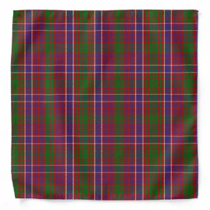 Scottish Clan MacRae Tartan Plaid Bandana