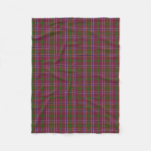 Scottish Clan MacRae Tartan Plaid Fleece Blanket