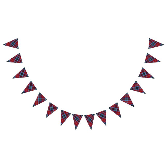 Scottish Clan MacTavish Tartan Bunting Flags (All)