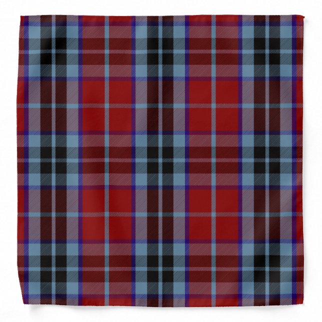 Scottish Clan MacTavish Tartan Plaid Bandana (Front)