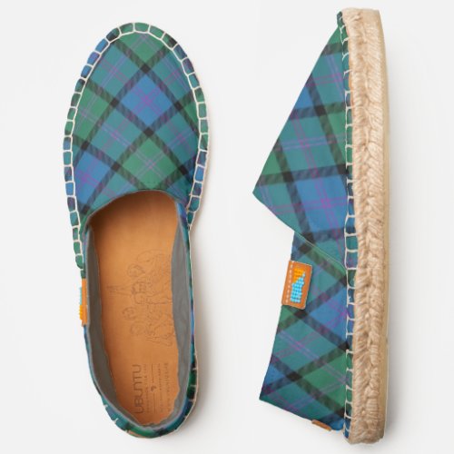 Scottish Clan MacThomas Tartan Plaid Espadrilles