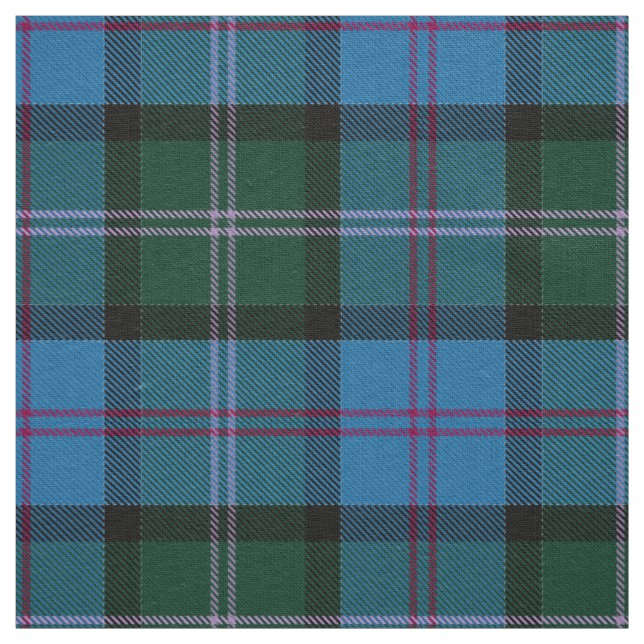 Scottish Clan MacThomas Tartan Plaid Fabric (Swatch)