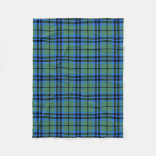Scottish Clan Marshall Tartan Plaid Fleece Blanket