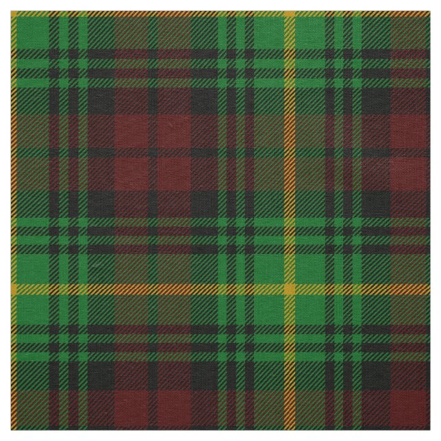 Scottish Clan Martin Tartan Plaid Fabric (Swatch)