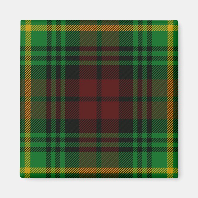 Scottish Clan Martin Tartan Plaid Magnet (Front)