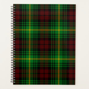 Scottish Clan Martin Tartan Plaid Planner