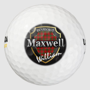 Scottish Clan Maxwell Personalize Your Name Golf Balls
