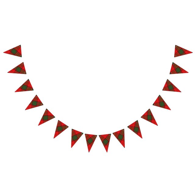 Scottish Clan Maxwell Tartan Bunting Flags (All)