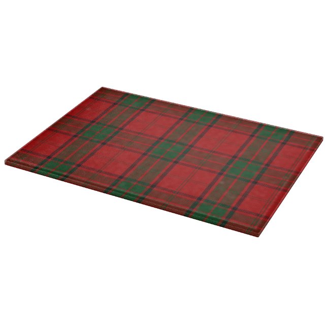 Scottish Clan Maxwell Tartan Cutting Board (Corner)