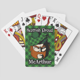 Scottish Clan McArthur Tartan Deck Poker Cards