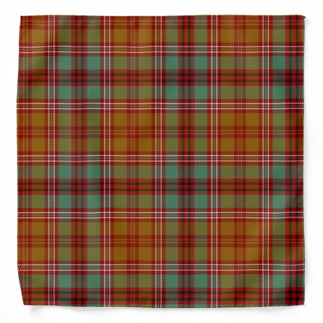 Scottish Clan McCall Tartan Plaid Bandana (Front)