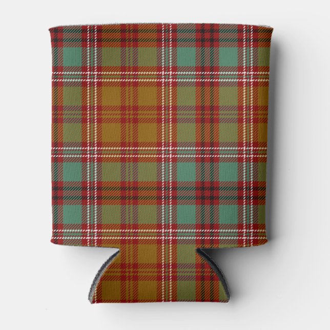 Scottish Clan McCall Tartan Plaid Can Cooler (Front)