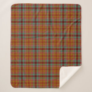 Scottish Clan McCall Tartan Plaid Sherpa Blanket