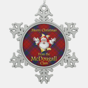 Scottish Clan McDougall Christmas Ornament