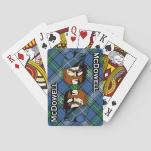 Scottish Clan McDowell Tartan Deck Poker Cards