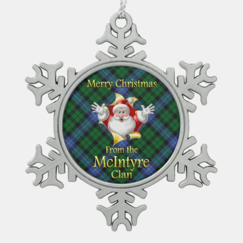 Scottish Clan McIntyre Christmas Ornament