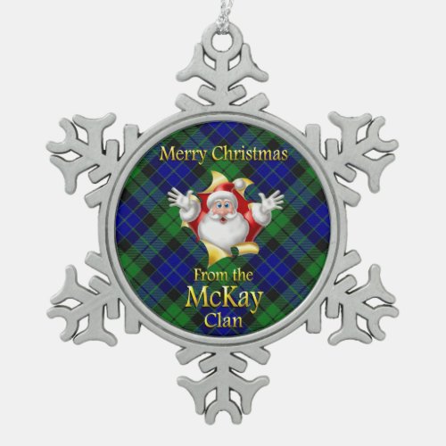 Scottish Clan McKay Christmas Ornament