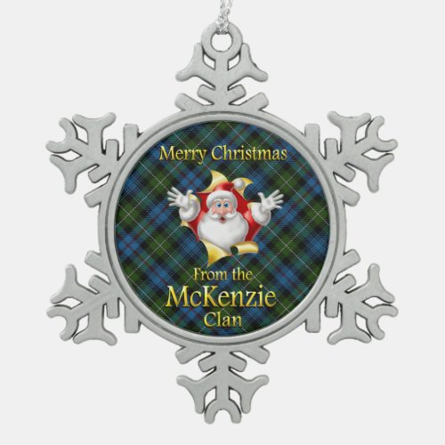 Scottish Clan McKenzie Christmas Ornament