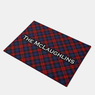 Scottish Clan McLaughlin MacLachlan Tartan Doormat