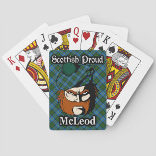 Scottish Clan McLeod Tartan Poker Cards
