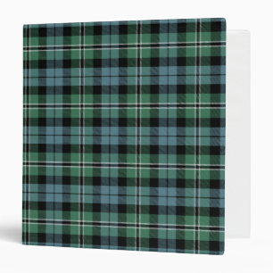Scottish Clan Melville Tartan Plaid 3 Ring Binder