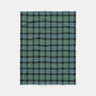 Scottish Clan Melville Tartan Plaid Fleece Blanket