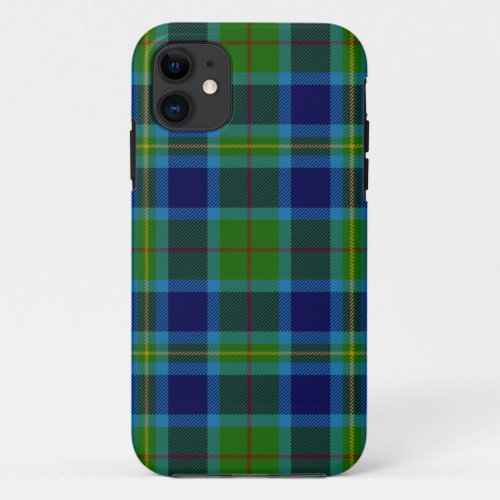 Scottish Clan Miller Tartan Plaid iPhone 11 Case