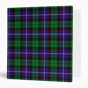Scottish Clan Mitchell Tartan Plaid 3 Ring Binder