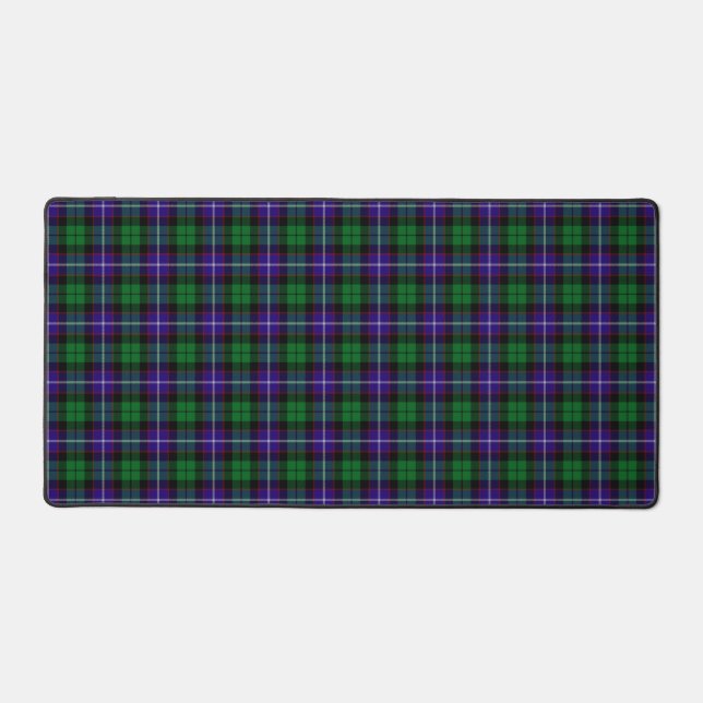 Scottish Clan Mitchell Tartan Plaid Desk Mat (Front)