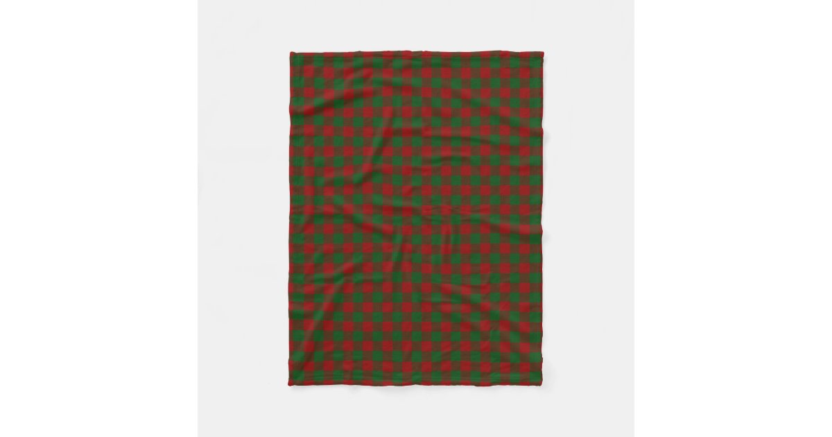 Scottish Clan Moncreiffe Moncrief Classic Tartan Fleece Blanket Zazzle