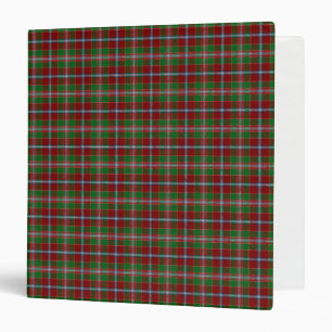 Scottish Clan Moray of Abercairny Tartan Plaid 3 Ring Binder