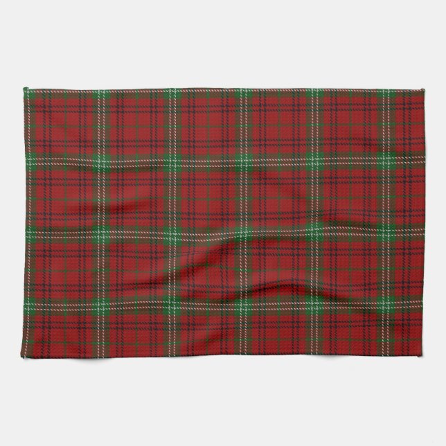 Scottish Clan Morrison Tartan Kitchen Towel (Horizontal)