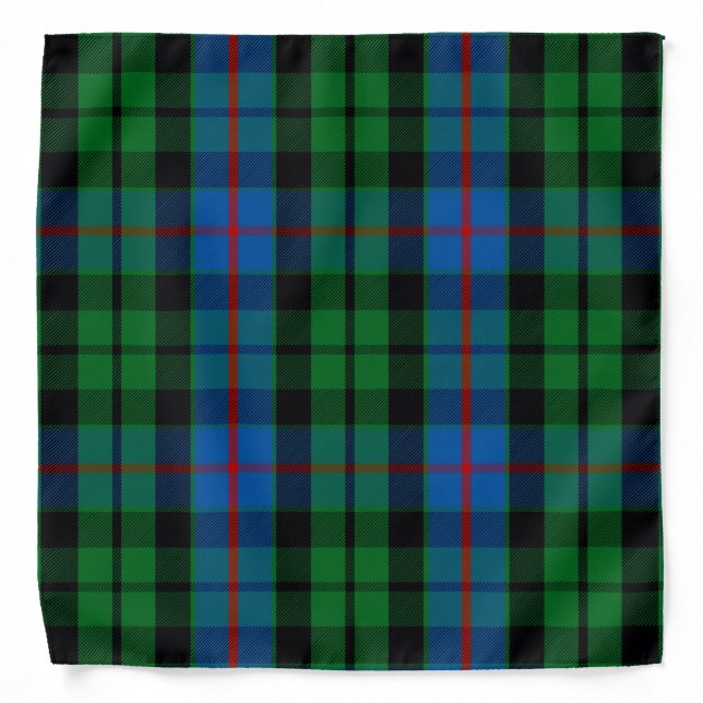 Scottish Clan Morrison Tartan Plaid Bandana (Front)