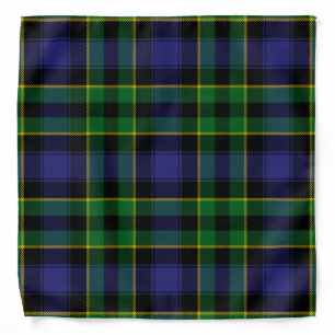 Scottish Clan Mowat Tartan Plaid Bandana