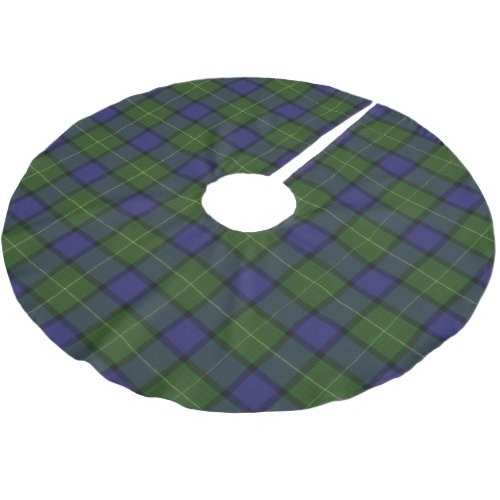 Scottish Clan Muir Tartan Brushed Polyester Tree Skirt