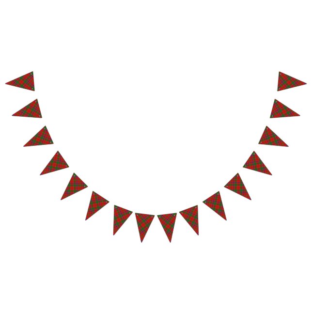 Scottish Clan Munro Tartan Bunting Flags (All)