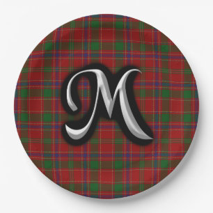 Scottish Clan Munro Tartan Paper Plates