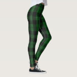 Scottish Clan MURPHY Tartan Irish Plaid Leggings<br><div class="desc">Plaid in green and black Pattern Leggings Pants. Would look very pretty with a sweater.</div>