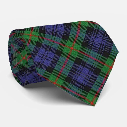 Scottish Clan Murray M Monogram Tartan Tie