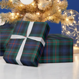 Scottish Clan Murray of Atholl Tartan Plaid Wrapping Paper
