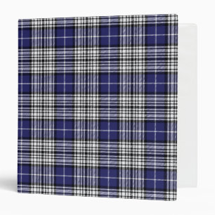 Scottish Clan Napier Tartan Plaid 3 Ring Binder