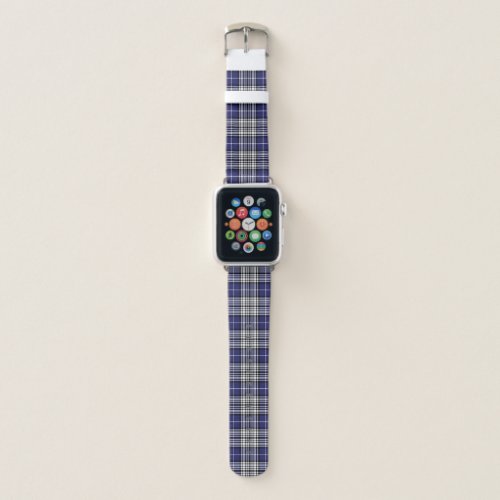 Scottish Clan Napier Tartan Plaid Apple Watch Band