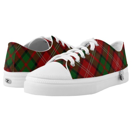Scottish Clan Nisbet Nesbitt Tartan Low-top Sneakers