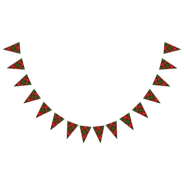 Scottish Clan Nisbet Tartan Bunting Flags (All)