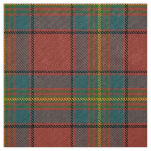 Scottish Clan Oliver Red Tartan Plaid Fabric