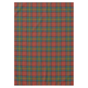 Scottish Clan Oliver Red Tartan Plaid Tablecloth