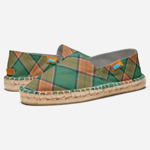 Scottish Clan Pollock Tartan Plaid Espadrilles