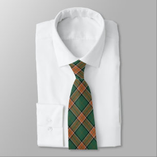 Scottish Clan Pollock Tartan Plaid Tie