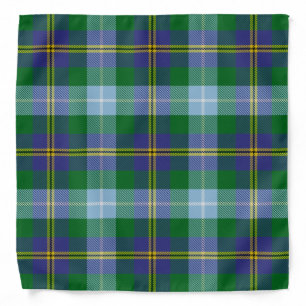 Scottish Clan Porteous Tartan Plaid Bandana